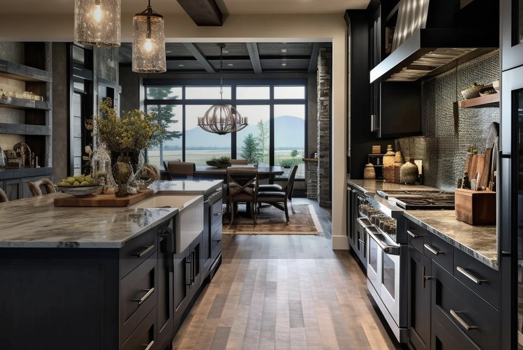Dark Cabinetry